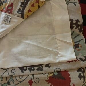 World Market Panel Curtains Set of 2 with Tie Backs